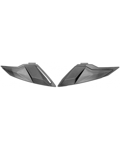 CASSIDA čelní kryty vrchní ventilace pro přilby Jet Tech černé matné pár