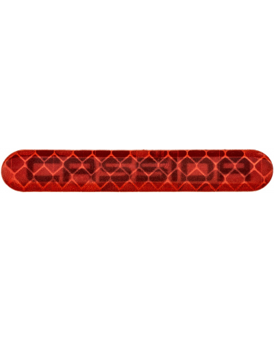 CASSIDA reflexná odrazka samolepiaca s logom červená
