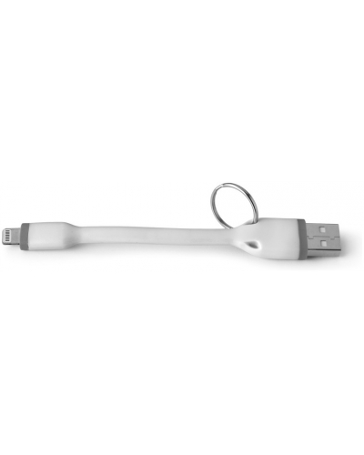 CELLY dátový kábel redukcia USB-A na Lightening 12cm white