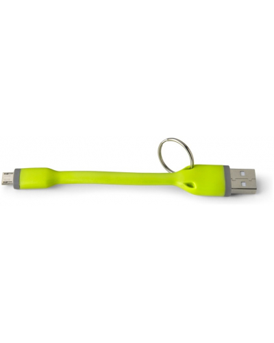CELLY datový kabel redukce USB-A na microUSB 12cm yellow