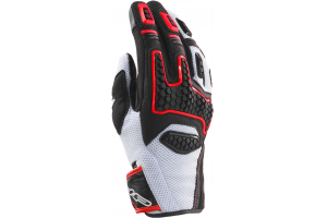 CLOVER rukavice GTS-3 white/red/black