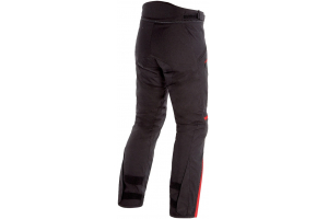 DAINESE nohavice TEMPEST 2 D-DRY Black / Black / tour-red