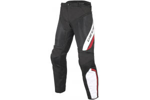 DAINESE kalhoty DRAKE AIR D-DRY black/white/red 