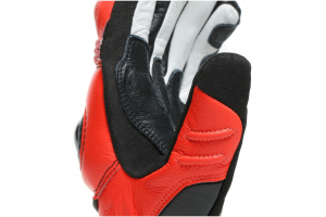 DAINESE rukavice CARBON 3 LONG black/fluo red/white