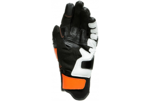 DAINESE rukavice CARBON 3 SHORT black/white/flame orange