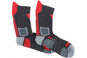 DAINESE ponožky D-CORE Funkční black/red