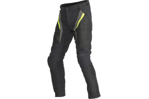 DAINESE kalhoty DRAKE SUPER AIR TEX black/fluo yellow/dark grey