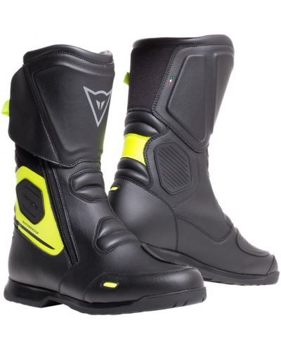 DAINESE topánky X-TOURER D-WP black/fluo yellow