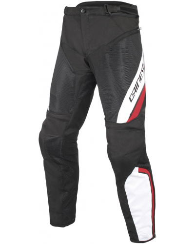 DAINESE kalhoty DRAKE AIR D-DRY black/white/red 