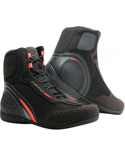 DAINESE topánky MOTORSHOE D1 AIR black / fluo red / anthracite