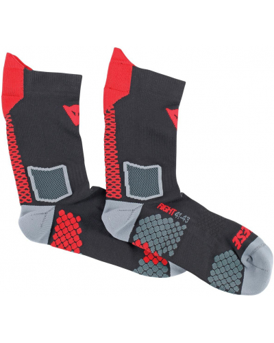 DAINESE ponožky D-CORE Funkčné black/red