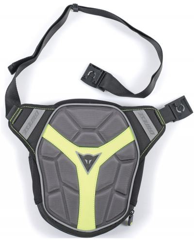 DAINESE taška na nohu D-EXCHANGE SMALL black/anthracite/fluo yellow