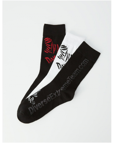 DAKAR ponožky DKR 3PACK V black
