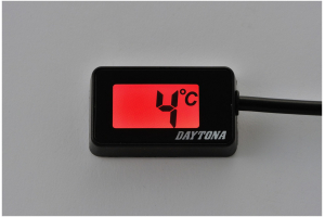 DAYTONA ukazatel teploty oleje TEMP METER LCD black