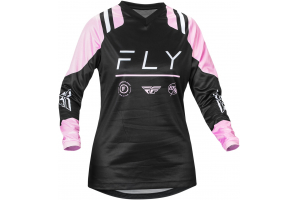 FLY RACING dres F-16 2024 dámske čierna/ľavanduľová
