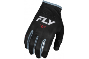 FLY RACING rukavice LITE 2024 černá/bílá/červená