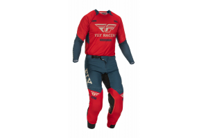 FLY RACING kalhoty EVOLUTION DST red/grey