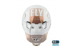 FLY RACING přilba FORMULA CC Primary white/copper