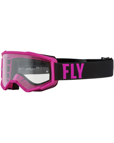 FLY RACING okuliare FOCUS ružová/čierna