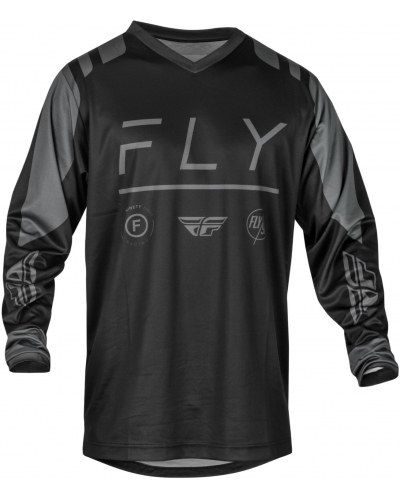 FLY RACING dres F-16 2024 černá/šedá