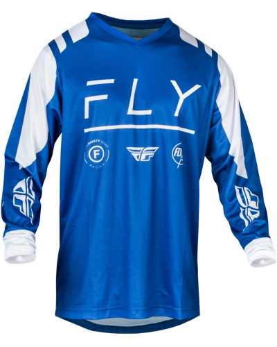 FLY RACING dres F-16 2024 modrá/bílá
