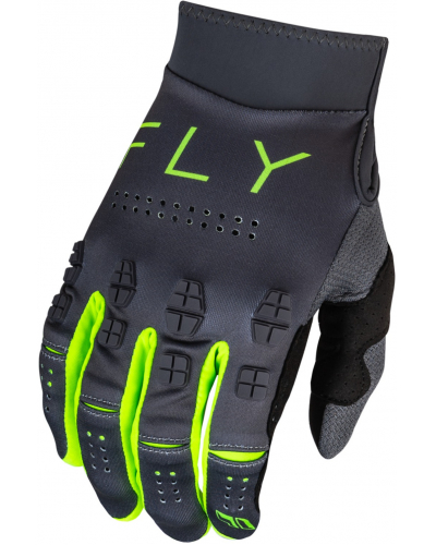FLY RACING rukavice EVOLUTION DST 2024 černá/neon zelená