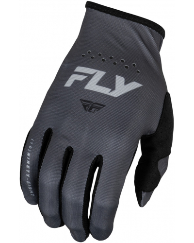 FLY RACING rukavice LITE 2024 šedá/černá