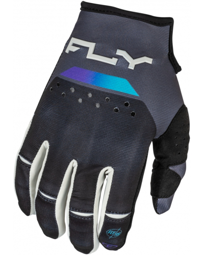 FLY RACING rukavice KINETIC RELOAD 2024 sivá/čierna/modré