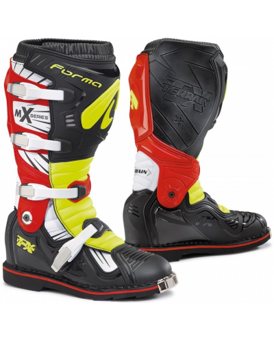 FORMA topánky TERRAIN TX black / yellow fluo / red