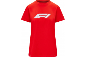F1 tričko LOGO 23 dámske red