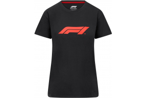 F1 tričko LOGO 23 dámske black