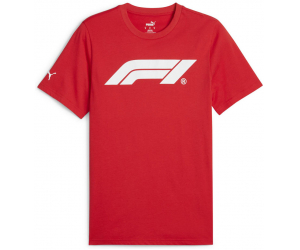 F1 tričko LOGO Puma red