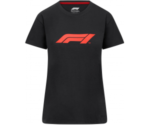 F1 tričko LOGO 23 dámske black