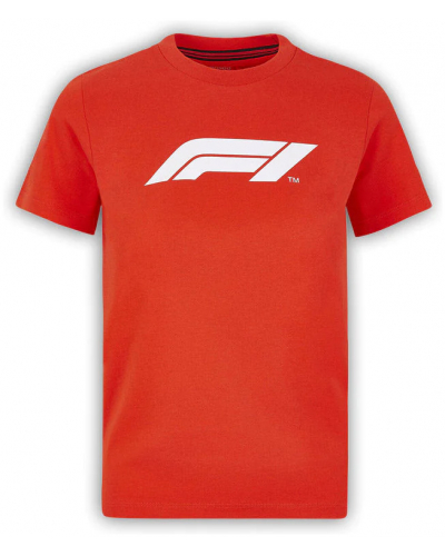 F1 tričko LOGO Puma detské red