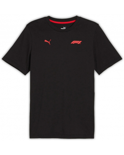 F1 tričko LOGO Small Puma black