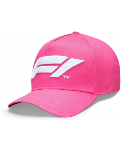 F1 kšiltovka LOGO Baseball bright pink