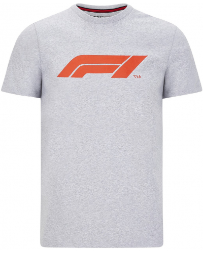 F1 tričko LOGO Large grey