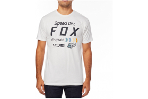 FOX tričko Murčo SS Premium optic white