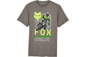 FOX tričko FOX X PRE CIRCUIT Premium heather graphite