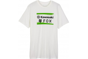 FOX triko FOX X KAWASAKI Premium white