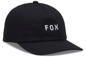 FOX kšiltovka WORDMARK Adjustable black/white