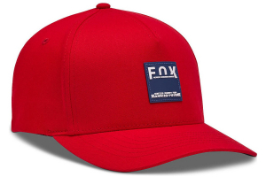 FOX kšiltovka INTRUDE Flexfit red