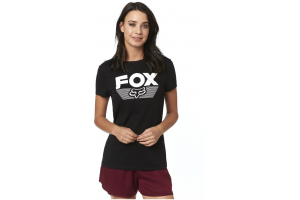 FOX tričko ASCOT SS CREW dámske black