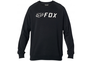 FOX mikina APEX Crew Fleece black / white