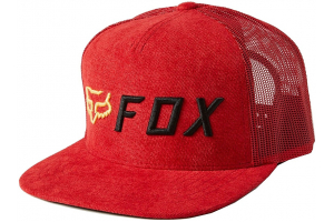 FOX kšiltovka APEX Snapback red/black