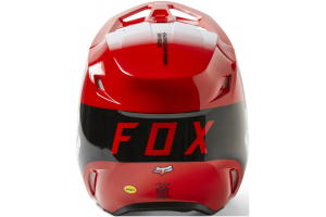 FOX přilba V1 Toxsyk fluo red