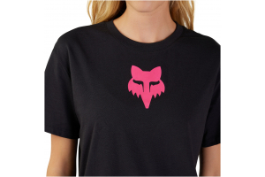 FOX tričko FOX HEAD SS dámske black/pink