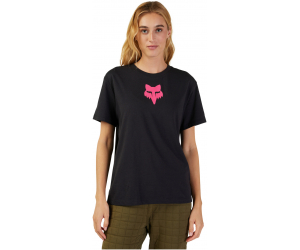 FOX tričko FOX HEAD SS dámske black/pink