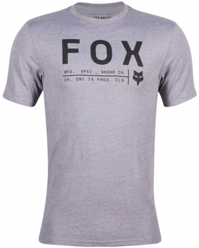 FOX tričko FOX NON STOP SS Tech heather graphite