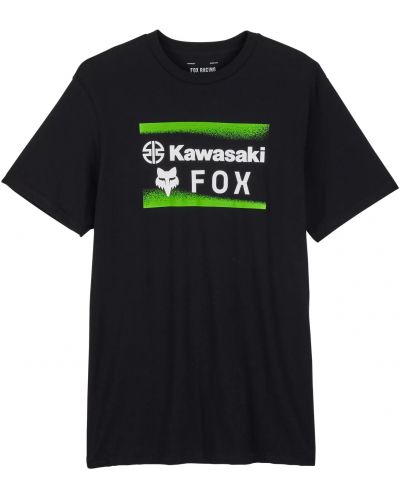 FOX triko FOX X KAWASAKI Premium 24 black